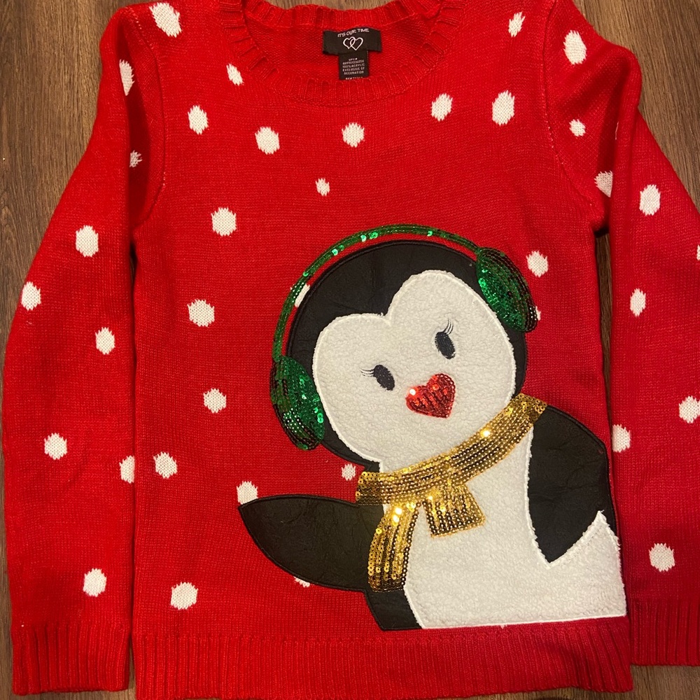 Girls Christmas sweater